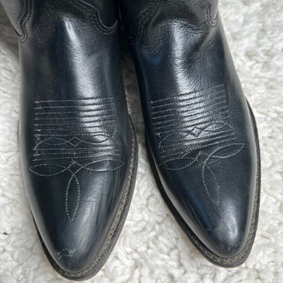 Double H Boot Company Western Black Traditional Cowboy Boots Classic Festival main image 12